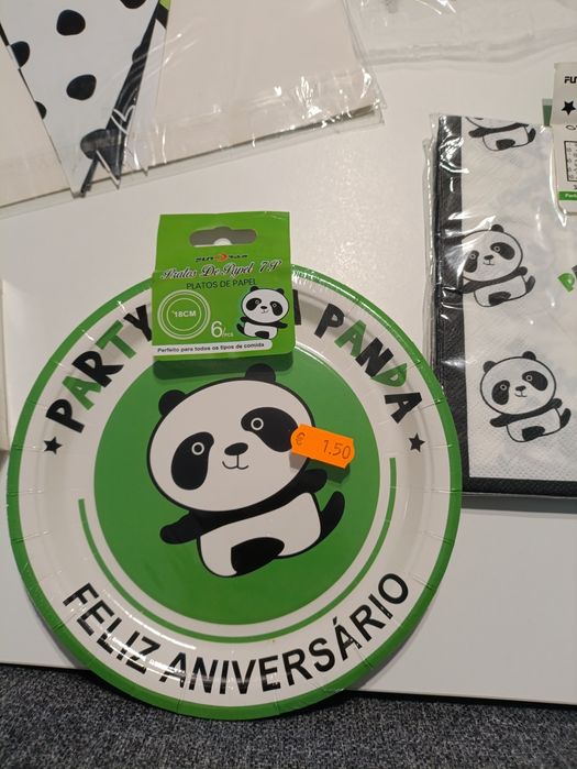 Artigos para festa de criança Panda