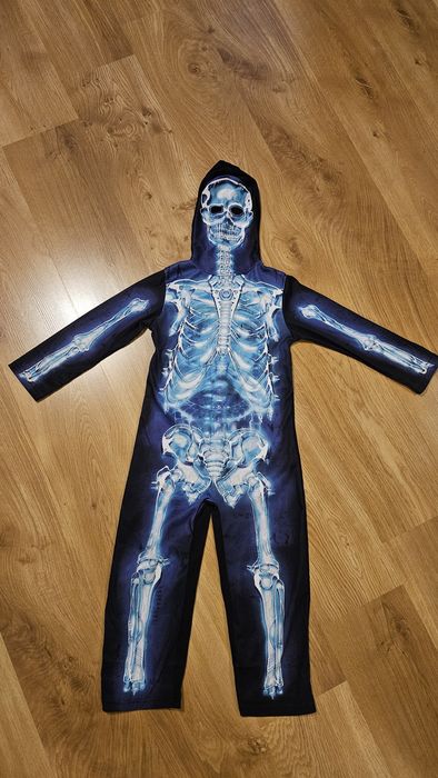 Strój kostium przebranie Halloween świecący kościotrup