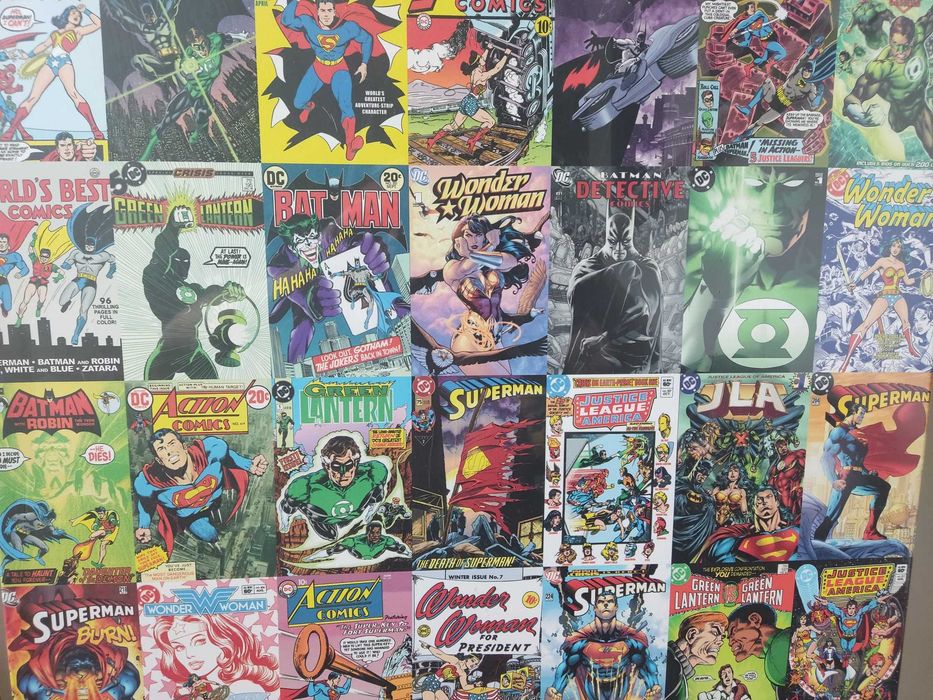 Plakat Super Bohaterowie DC Comics Płótno