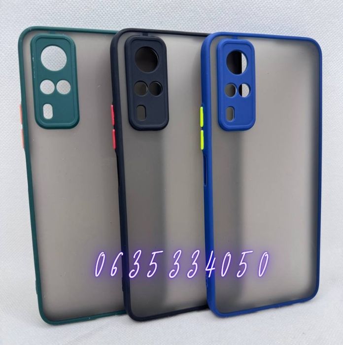 Чехол накладка для Vivo Y31 Y51 Y53s матовый бампер