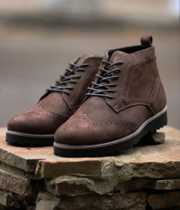 Зимові чоловічі черевики натуральна шкіра