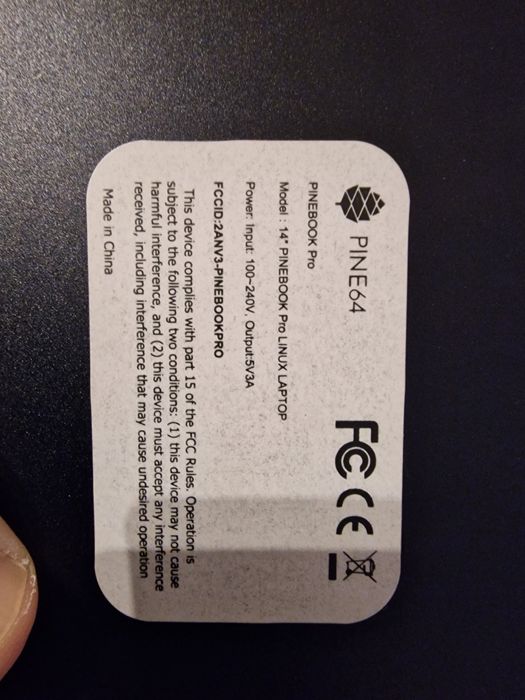 Pinebook Pro Pine 64 Linux64729612246657124