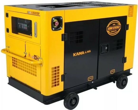 Дизельний генератор Kama KDK12SCA3 (9-12 кВт)