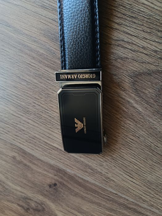 Pasek męski Emporio Armani skórzany
