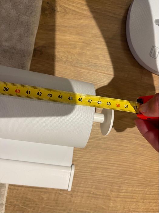 4 Estores de rolo blackout branco