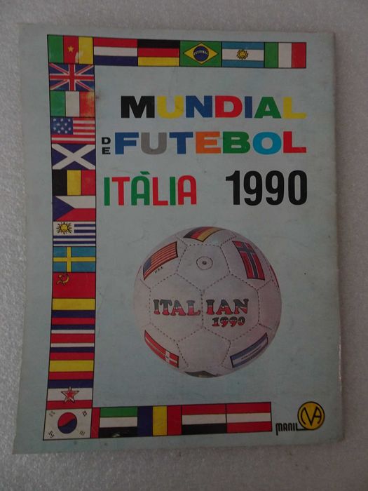 Caderneta de cromos de futebol Itália 90 - Euroflash faltam 185 cromos
