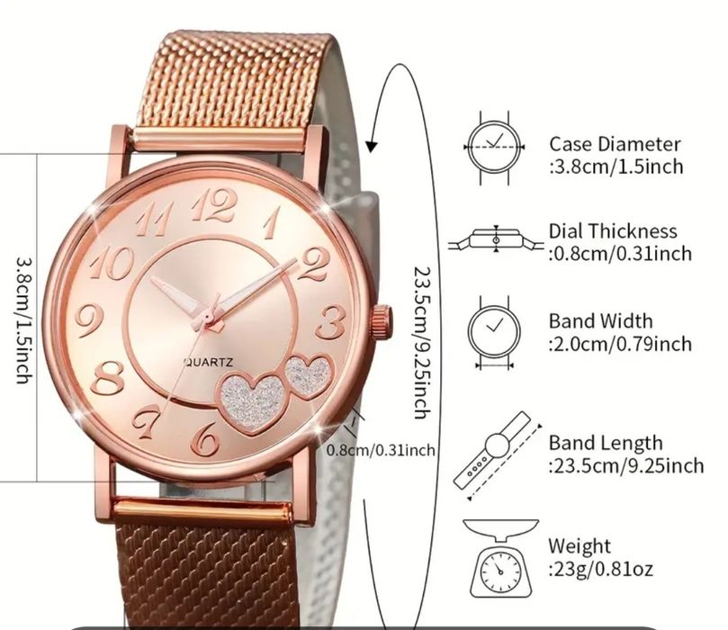 Zegarek damski +bransoletka