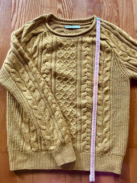 Musztardowy sweter S House