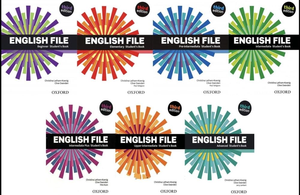 English File 3rd, 4th, 5th.