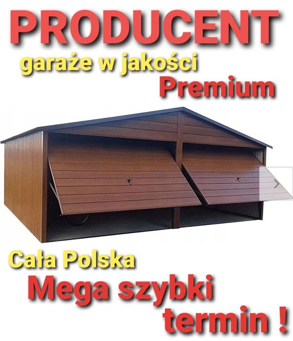 Garaż blaszany Garaże Blaszak MOCNY ! Szybko i Tanio ! CAŁA POLSKA