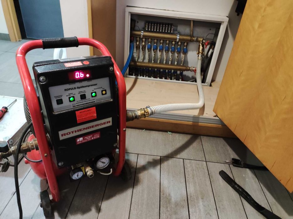 Chemiczne czyszczenie, płukanie instalacji ogrzewania C.O ,podłogówka