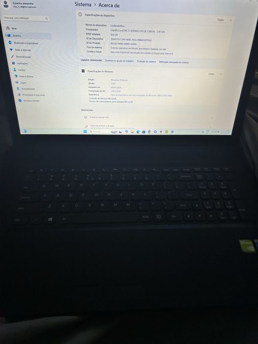 Poratil lenovo i7 em bom estado
