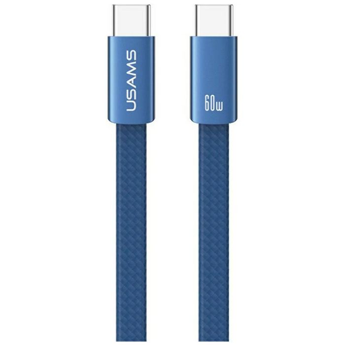 Kabel USAMS U96 60W USB-C do USB-C 1.2m  niebieski