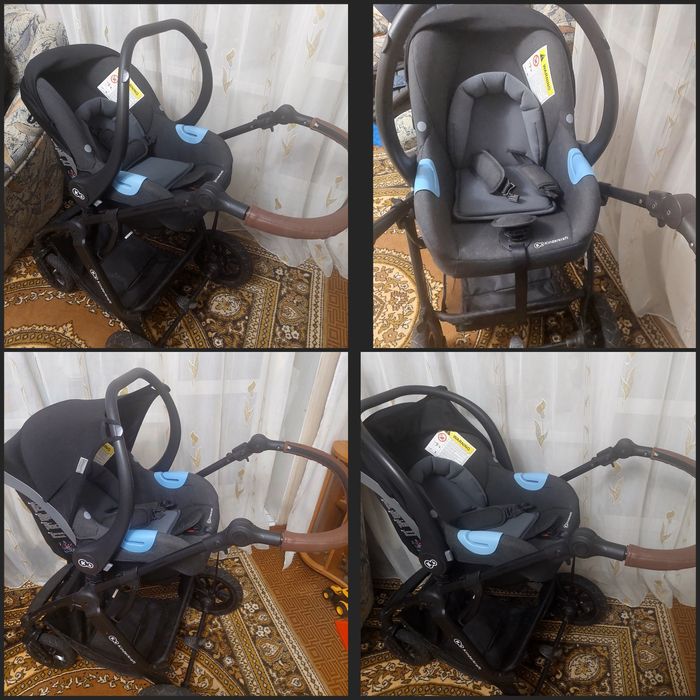 Коляска 3в1:люлька, прогулянкова, автокрісло