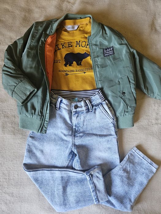 Bobmerka Kurta o dżinsu dla chłopca longsleev M&M