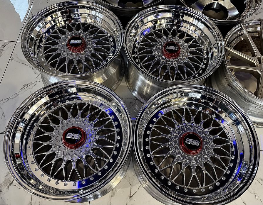 3tlg 18” skrecane Bbs rc090 9,5/10,5j 5x120 chrom