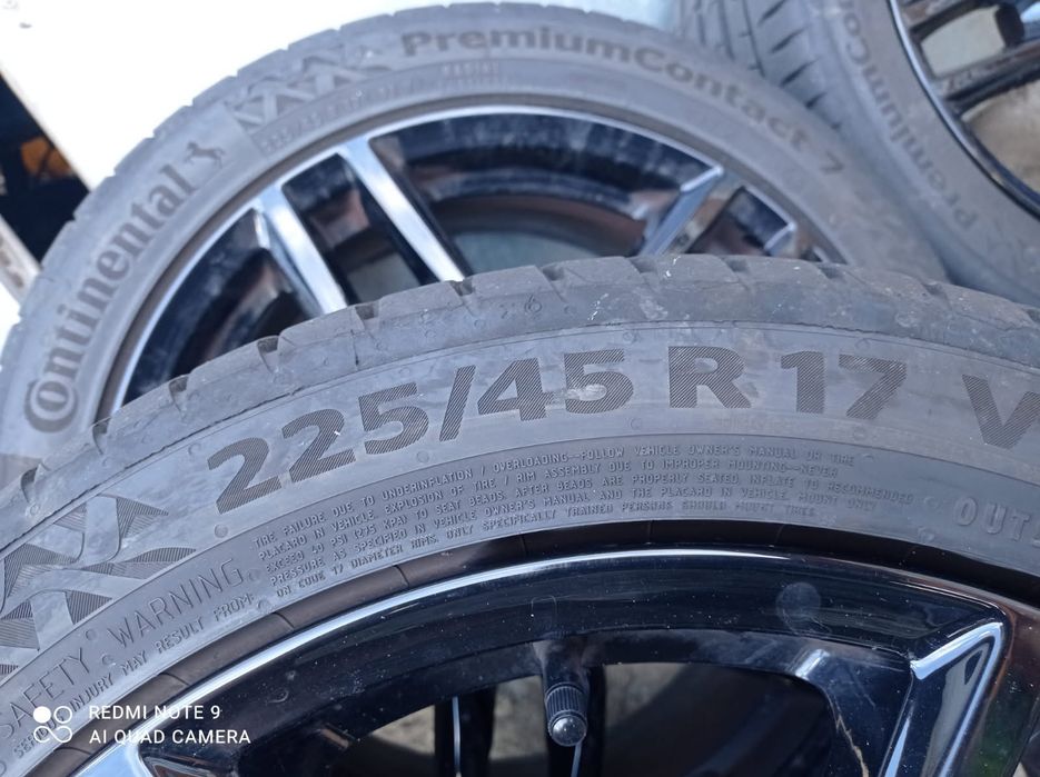 Alufelgi 5x112 opony 225/45 R17