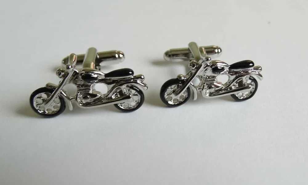 Nowe spinki do mankietów do koszuli męskiej motocykle motory harley