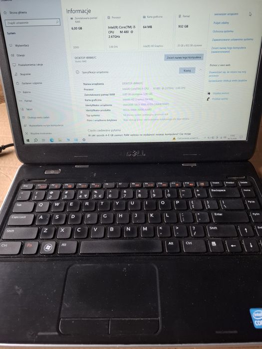 Używany laptop Dell