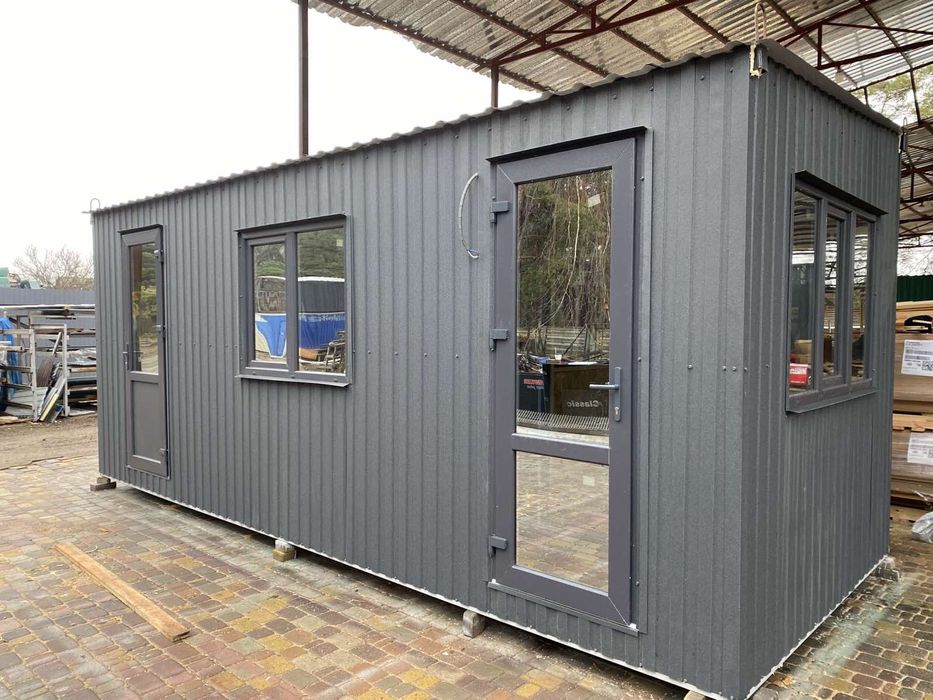 Новая бытовка 6×2,4 м – на выбор каркас, утепление, электрика, окна!