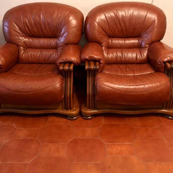 Sofas de pele novos