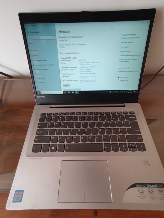 Lenovo Ideapad 520S i5-7200U CPU 2,50 GHz 2,70 GHz RAM 8 GB