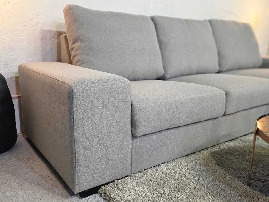 Szary narożnik klasyczny 275x145 | TRANSPORT GRATIS