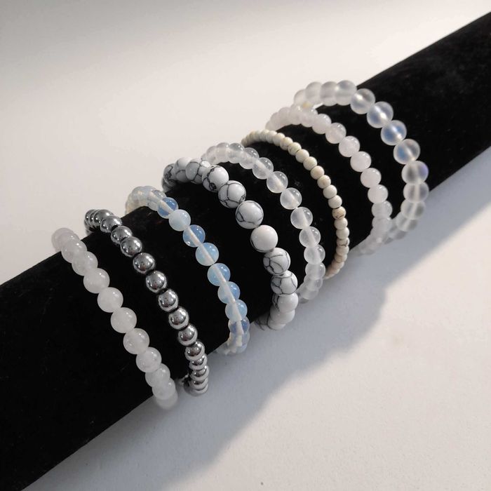 Pulseiras de pedras semipreciosas