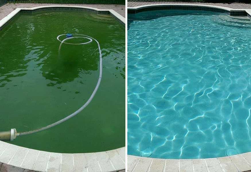 Limpeza e manutenção de piscina