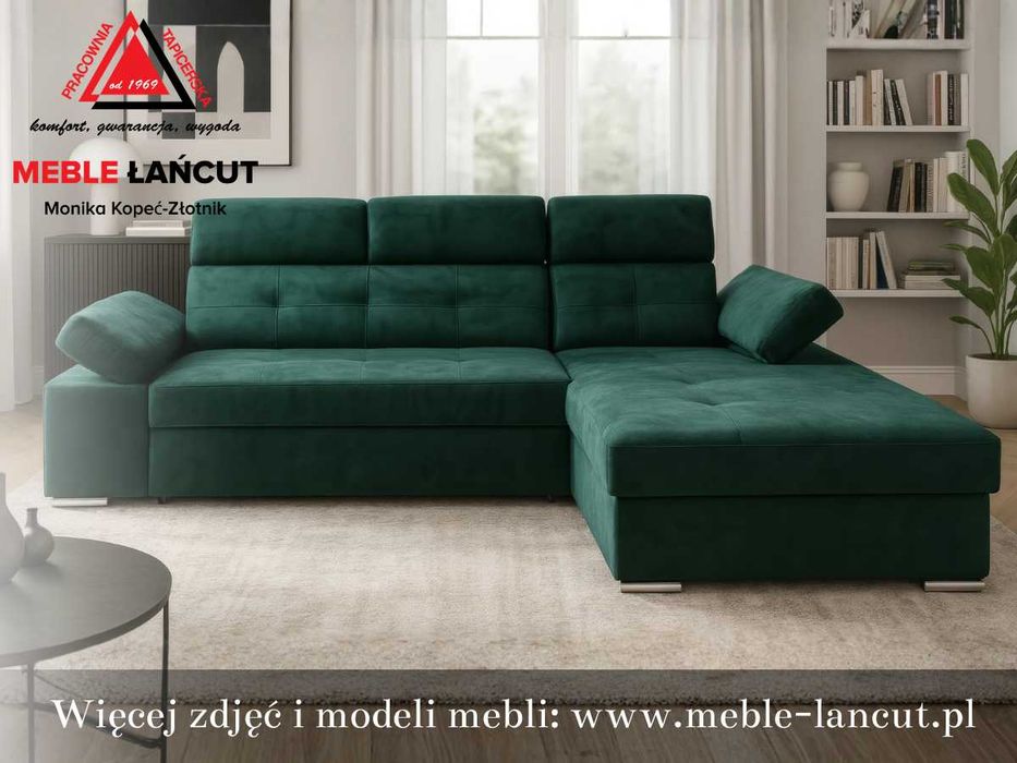 Narożnik Sofa ROCK III PRODUCENT - Bonell+ Pasy , Na WYMIAR