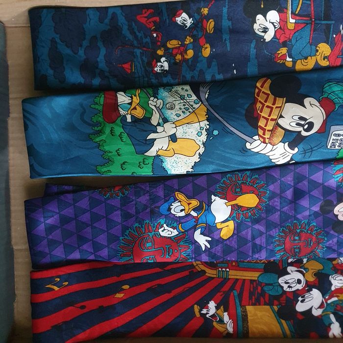 Zestaw krawatów Myszka Miki, Kaczor Donald, Goofy kreskówki (k-8) OK