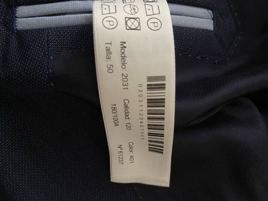 Fato da Massimo Dutti azul escuro