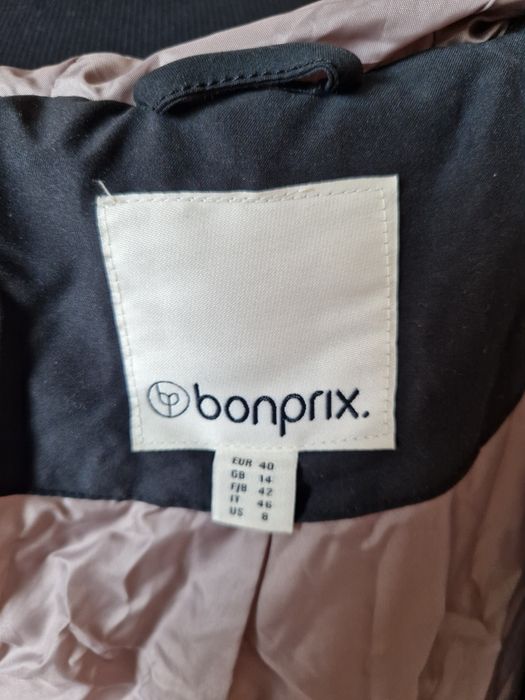Kurtka ciążowa czarna 40 L Bonprix maternity Black jacket