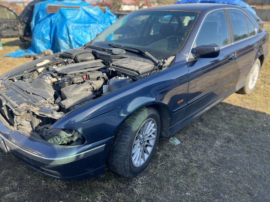 Bmw e39 lift cala na czesci m54b22 toledoblau