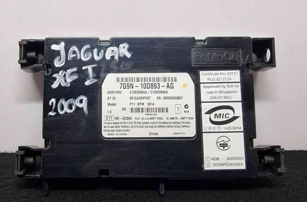 Módulo Bluetooth 7G9N-10D893-AG - JAGUAR XF I