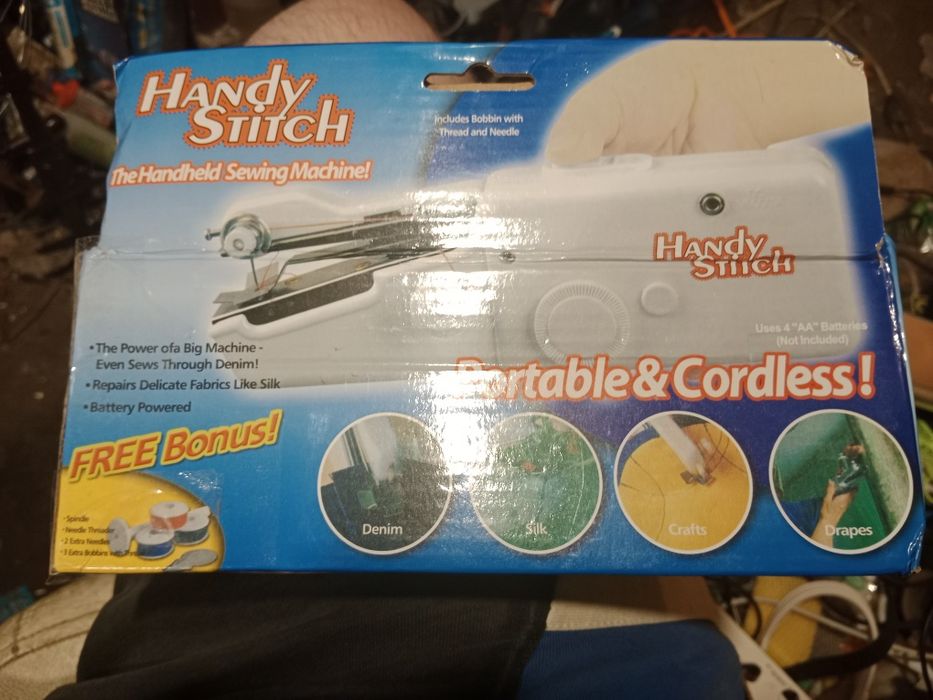 Ручная швейная машинка MHZ Handy Stitch White CS-101B
