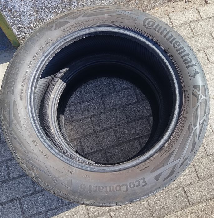 2 pneus continental ecocontac 6 , 235/55 R19