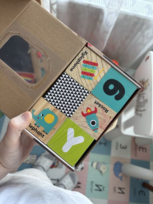 Деревʼяні кубики Kids hits