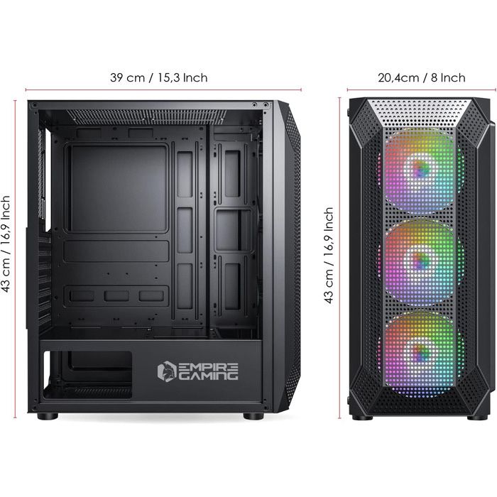 Корпус пк Empire Gaming ARGB