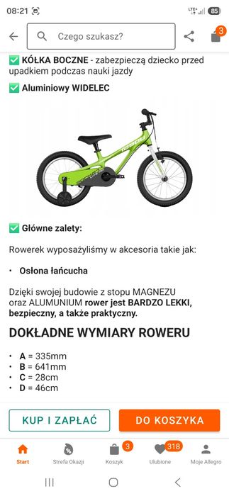 Rowerek Tabou jak Woom