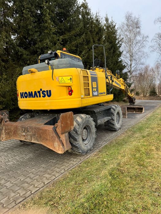Komatsu pw 148, koparka kołowa 2010 rok 9800 mtg 2 łyżki