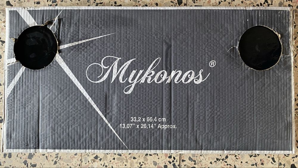 Mosaico de chão ou parede efeito Xisto Negro – NOVO