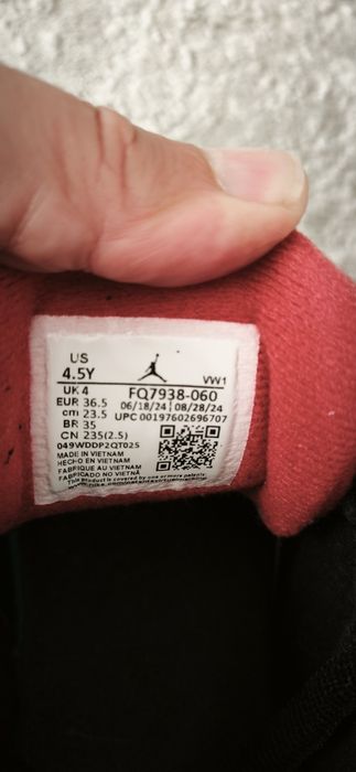 Tênis air Jordan criança 36,5 original