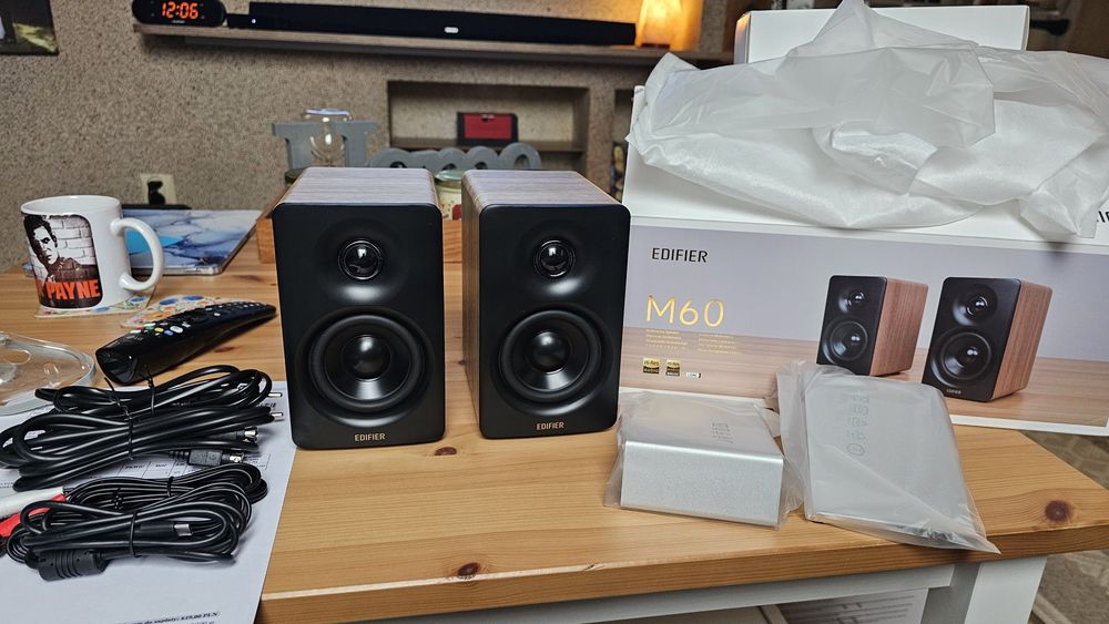 Głośniki Edifier M60 Brązowe - Jak Nowe, Stan Idealny, Gwarancja