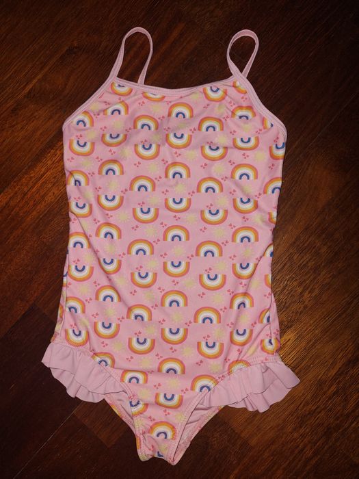 Kostiumy kąpielowe dla dziewczynki w rozmiarze 116/122-2 sztuki