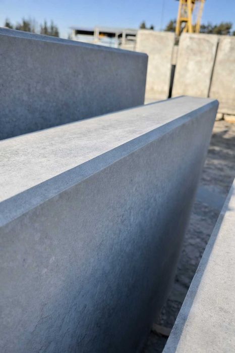 Mur oporowy typu L | Ściana oporowa L-ka | Beton C30/37 C40/45