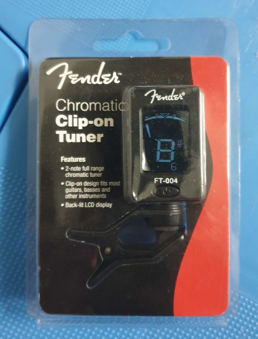 Afinador Cromático Fender Clip-On FT 004 Novo