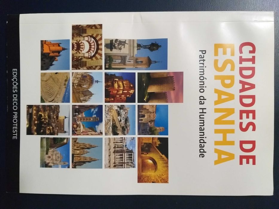 Livro "Cidades de Espanha - Património Humanidade" Deco Proteste Novo