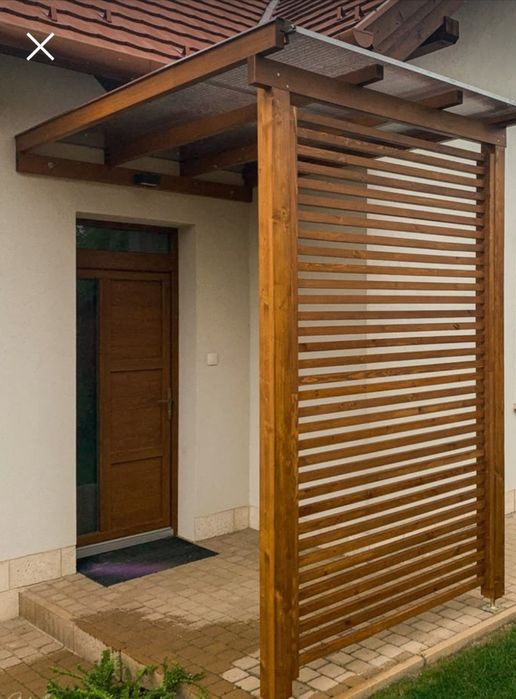 Daszek nad drzwi, zadaszenie drzwi