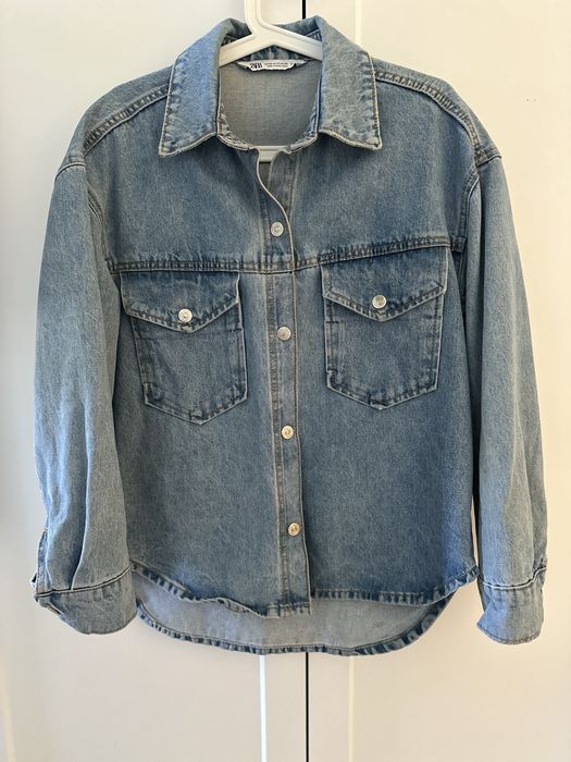 Kurtka/koszula jeansowa Zara 34